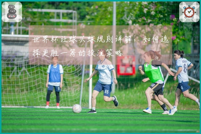 世界杯让球买球规则详解，如何选择更胜一筹的投注策略
